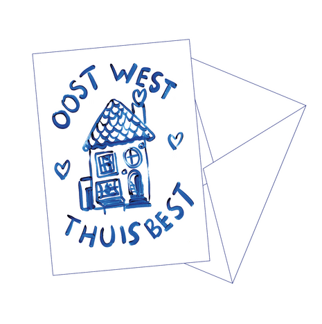 Postkaart Oost West - Gentil
