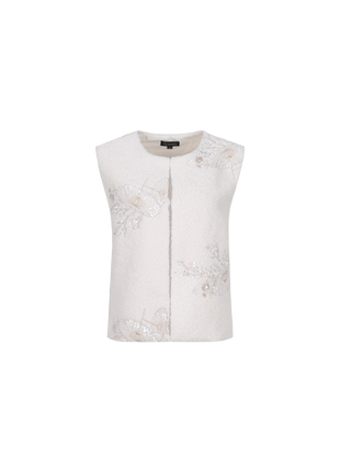Gilet Hekla Wool White - G-maxx