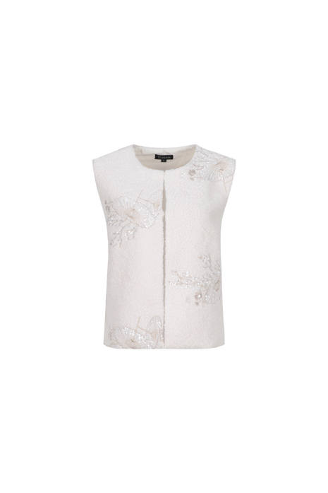 Gilet Hekla Wool White - G-maxx