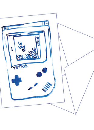 Postkaart Tetris - Gentil