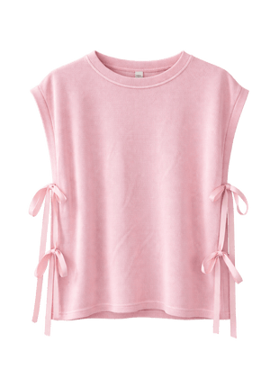 Debardeur met strikjes - Collete - roze by Terra Di Siena