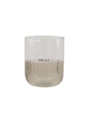 Drinkglas - smile - transparant/zand (0706-030) - Lifestyle - Koken & Tafelen - Servies - Glaswerk & Bestek