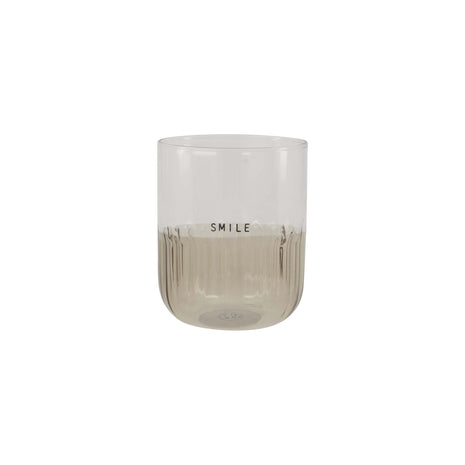 Drinkglas - smile - transparant/zand (0706-030) - Lifestyle - Koken & Tafelen - Servies - Glaswerk & Bestek