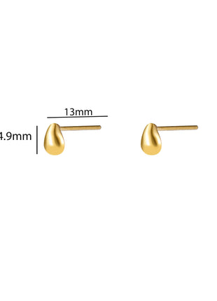 Drop Stud - 14K - goudkleurig - Modeaccessoires - Juwelen - Oorbellen
