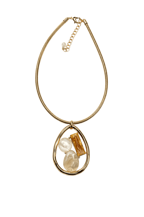 Ketting - Golden Pebble by Charlotte Marie Jewelry