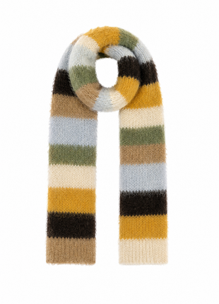 Pull met sjaal - Bona B610 (m.olive)