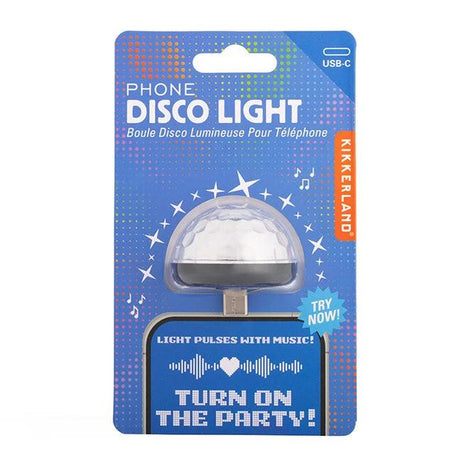 Phone Disco Light - USB C by Kikkerland