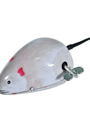 Muis met wiebelstaart, grijs, Gemaakt in China