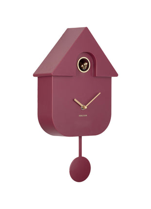 Wall Clock Modern Cuckoo (Oro) - Bordeaux - Lou Lou