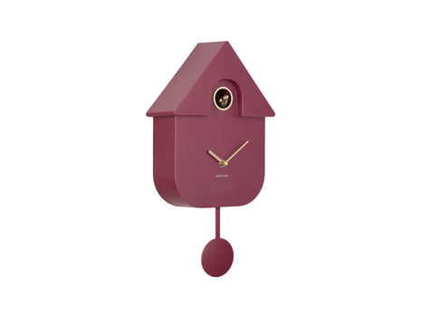 Wall Clock Modern Cuckoo (Oro) - Bordeaux - Lou Lou