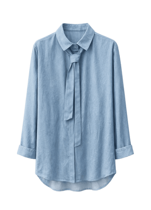 Bloes - jeansblauw met das by Terra Di Siena