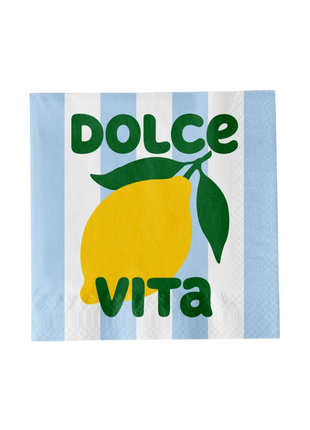 Dolce Vita Paper Napkins 20pack - 148-01632 by Atelier Pistache