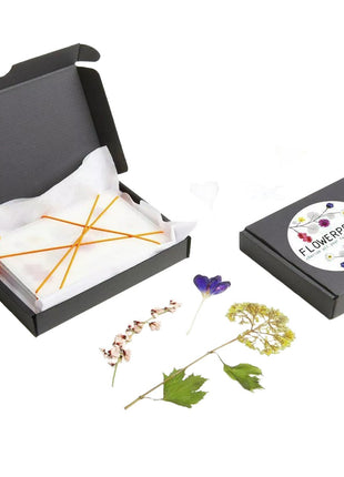 Pocket FlowerPress Ghost White