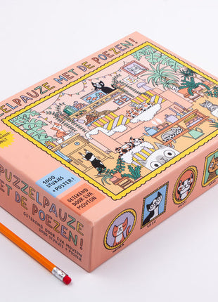 Eva’s introvertenpret: Puzzelpauze met de poezen! - Lifestyle - Boeken