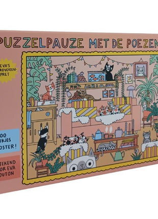 Eva’s introvertenpret: Puzzelpauze met de poezen! - Lifestyle - Boeken