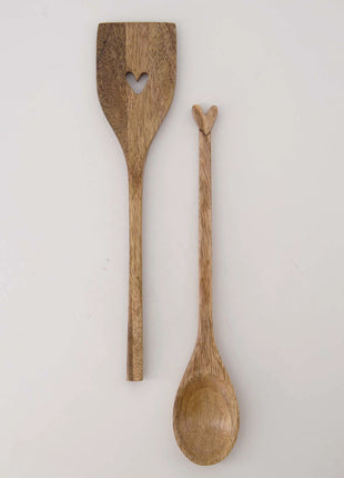 Lepel hout hartje - naturel by Zusss