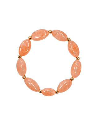 Flat Stones Bracelet - B61466 - 14K + Pink by Day & Eve