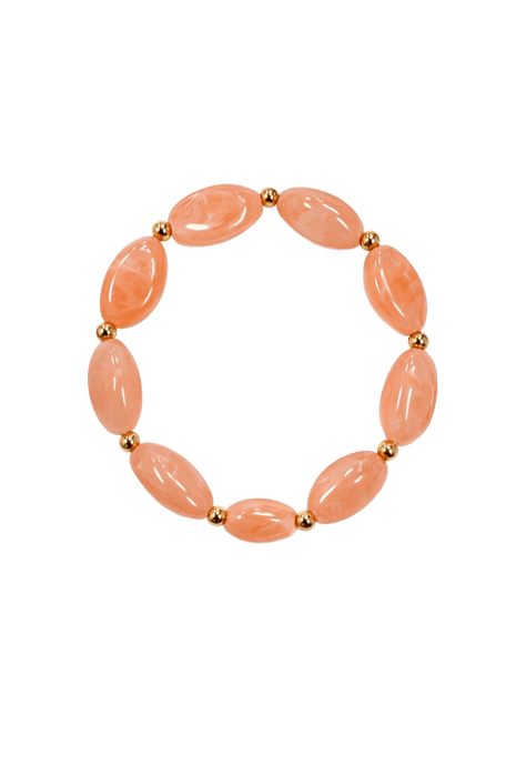 Flat Stones Bracelet - B61466 - 14K + Pink by Day & Eve