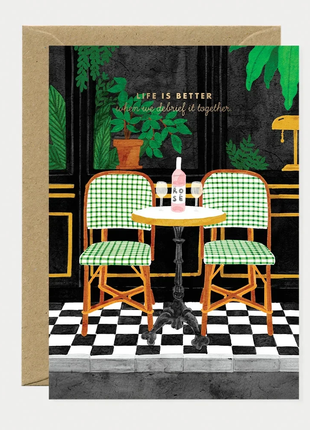 Wenskaart - Life is better - debrief by All the ways to say