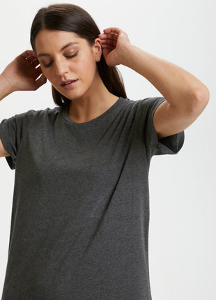 Robe - KAcelina - 10551884 - Gris Foncé Chiné