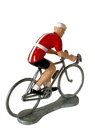 Fietser/cyclist - Deens kampioen - 09 - Denmark / Danemark - Lifestyle - Spelletjes & Plezier - Wielrennen