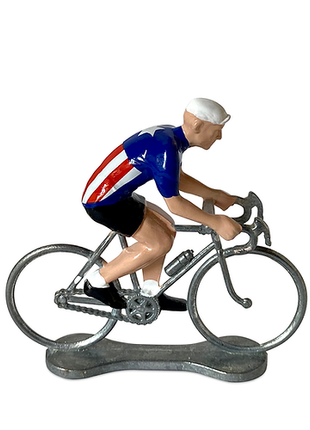 Fietser/cyclist - Kampioen van de VS - 19 - USA / Etats-Unis - Lifestyle - Spelletjes & Plezier - Wielrennen