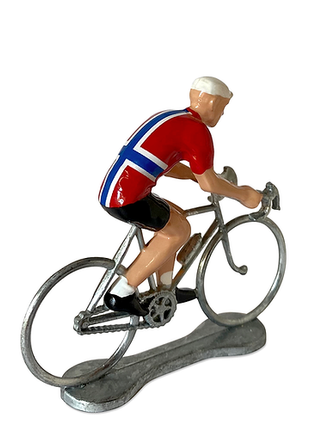 Fietser/cyclist - Noors kampioen - 16 - Norway / Norvège - Lifestyle - Spelletjes & Plezier - Wielrennen