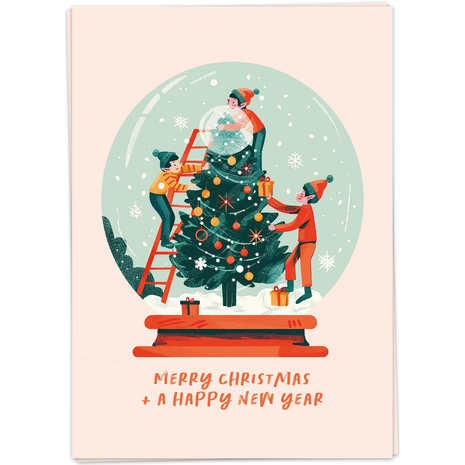 Fijne feestdagen! Kerst elfjes! - Lifestyle - Van papier - Wenskaarten - Feestdagen