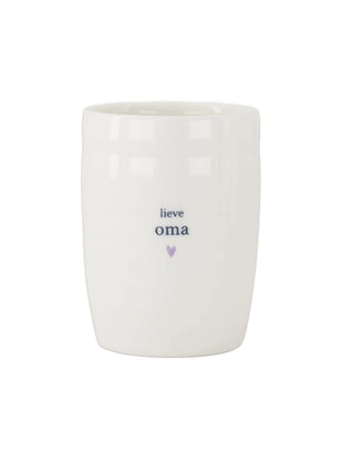 Koffiemok lieve oma by Zusss