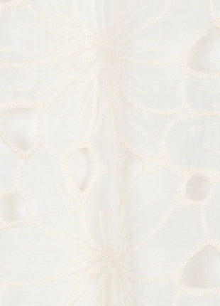 Blouse raglan embroidery anglaise - SP26.28026 - Ecru by Esqualo
