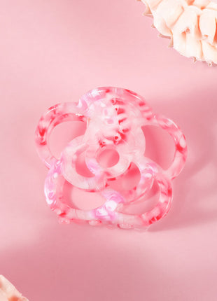 Fleur - Bloem Clip Floral roze - Modeaccessoires - Haarspelden