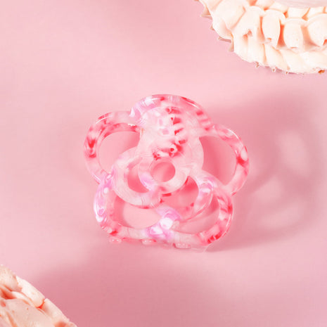 Fleur - Bloem Clip Floral roze - Modeaccessoires - Haarspelden