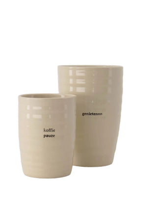 Koffiemok koffie pauze - zand by Zusss