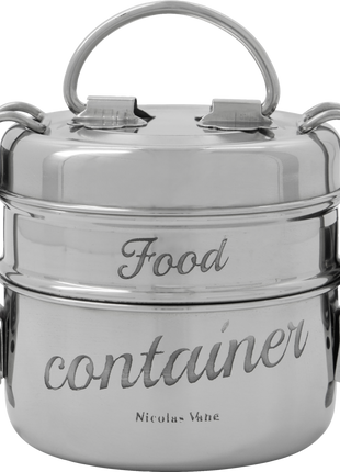 Food container - Zilveren afwerking - Cadeau’s & Lifestyle - Keuken & eetkamer - Voorraadpotten