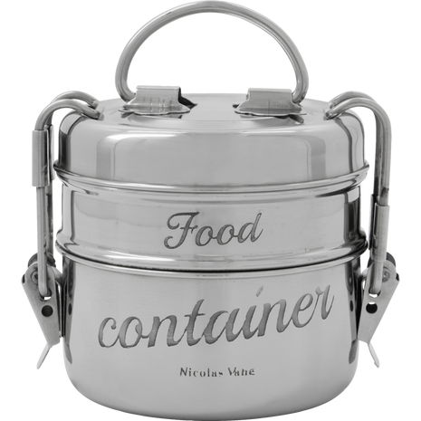 Food container - Zilveren afwerking - Cadeau’s & Lifestyle - Keuken & eetkamer - Voorraadpotten