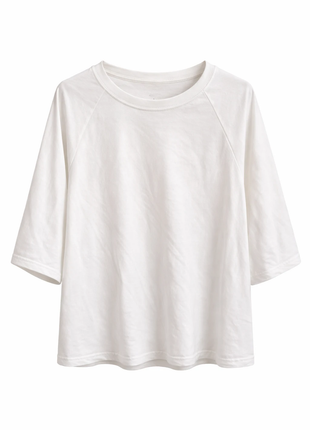 Wijde t-shirt - Matera A603 (wit) by Just Women