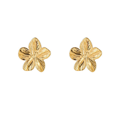 Full Flower Stud 33 mm - 14K goud - Modeaccessoires - Juwelen - Oorbellen