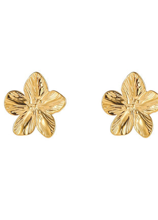 Full Flower Stud 33 mm - 14K goud - Modeaccessoires - Juwelen - Oorbellen