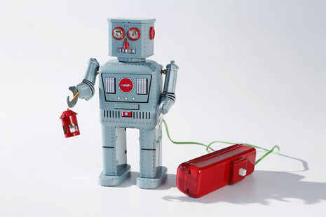 Robot Lantern (B), met licht en rookpoeder, 22 cm, Gemaakt in China