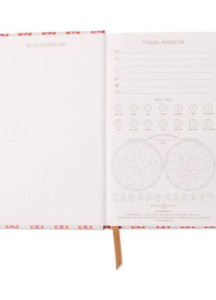 Tulip Journal - Orange Check by Designwork Ink