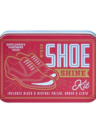 Shoe Shine Kit in een blikje by Gentlemen's Hardware