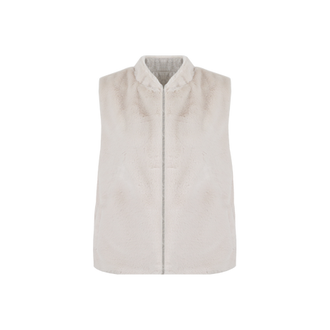 Gabrielle gilet - 25WZC17 - Sand - Kleding - Blazers & vestjes