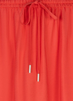 Skirt Long Elastic Waist Slub - SP26.10034 by Esqualo