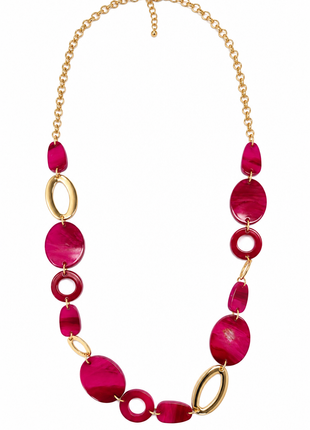 Ketting - Amara - Magenta & Goud