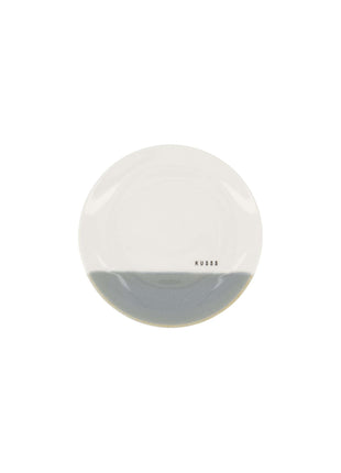 Gebaksbordje - kusss - wit/grijsblauw (0701-056) - Lifestyle - Koken & Tafelen - Servies