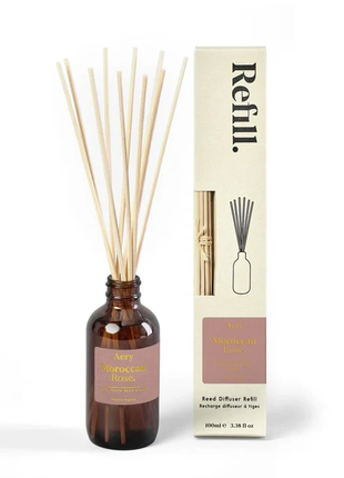 Luxe geurstokjes - navulling Moroccan Rose - 100ml by Aery