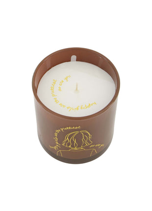 Geurkaars glas vrouw - bruin - Cadeau’s & Lifestyle - Woonkamer - Kaarsen & Geurkaarsen