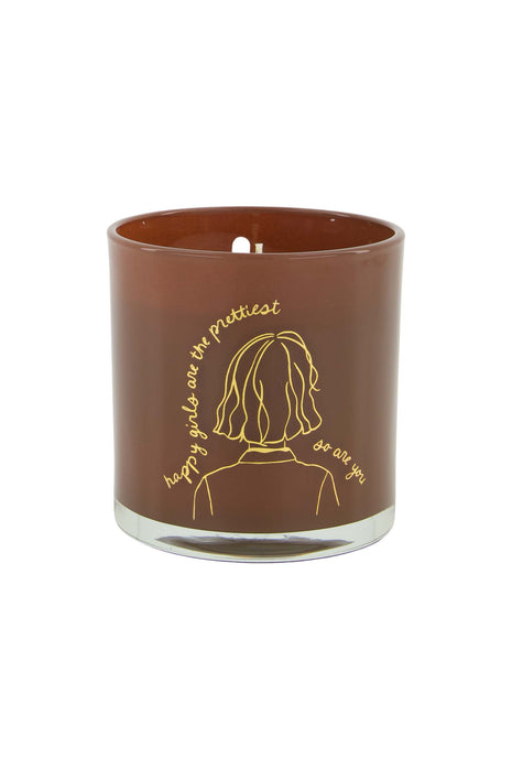 Geurkaars glas vrouw - bruin - Cadeau’s & Lifestyle - Woonkamer - Kaarsen & Geurkaarsen