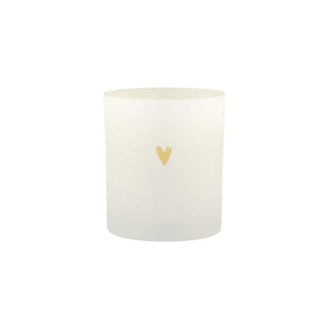 Geurkaars in doosje - lievelings hartje - wit/goud - Lifestyle - In huis - Kaarsen - In een pot