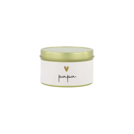 Geurkaars in katoenen zakje papa - wit - Baby & Peuter